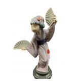 LLADRO MADAME BUTTERFLY JAPANESE GEISHA FIGURE