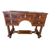 19TH CENT. SOLID MAHOGANY TALL SERVER