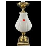 PORCELAIN AND BRASS LAMP