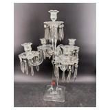 EXTRA LARGE CRYSTAL 5 CANDLE PRISM CANDELABRA