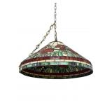 LEADED GLASS TIFFANY STYLE HANGING LIGHT