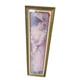 ELONGATED PRINT OF VICTORIAN GIRL