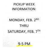 PICKUP WEEK INFORMATION