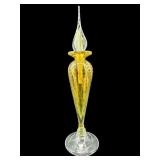 ARTIST SIGNED ROLAND ART GLASS PERFUME BOTTLE