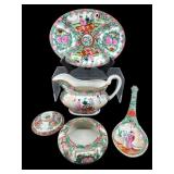 5 PC ROSE MEDALLION LOT