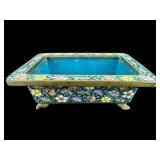 1980's CLOISONNE FOOTED DISH