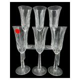 SET OF 8 WATERFORD CRYSTAL KILDARE CHAMPAGNE