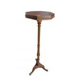 WALNUT HANDMADE PEDESTAL PLANT STAND