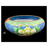 BLUE CLOISONNE BOWL