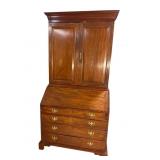 18TH CENTURY MAHOGANY 2 PC SECRETARY