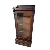 MAHOGANY VICTORIAN 1 DOOR BOOKCASE