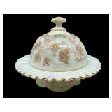 ANTIQUE NORTHWOOD CHRYSANTHEMUM SPRIG CUSTARD