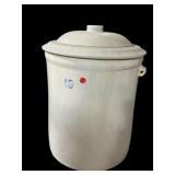 10 GALLON STONEWARE CROCK WITH LID