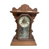 WALNUT VICTORIAN CLOCK