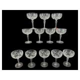 SET OF 12 GORHAM LADY ANNE SHERBET STEMS