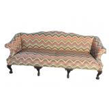 ANTIQUE CHIPPENDALE HUMPBACK SOFA