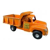 ANTIQUE BUDDY L PRESSED STEEL HYDRAULIC HIGHWAY