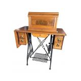 RARE WALNUT PEDAL SEWING MACHINE