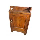 PINE 1 DOOR ANTIQUE CABINET