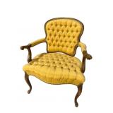 ALL TUFTED FRENCH HICKORY CHAIR CO. CHAIR