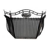 IRON FOLDING 3 SECTION FIRE SCREEN