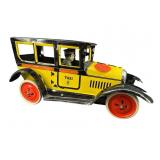 TIN LITHO WIND UP TAXI CAR