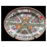 ROSE MEDALLION PORCELAIN PLATTER