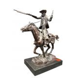 BRONZE SCULPTURE 'FILL YOUR HANDS' CARL KAUBA