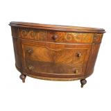 WALNUT HALF ROUND DRESSER