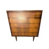 WALNUT MCM TALL CHEST