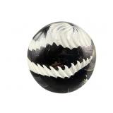 OVERSIZED SPIRAL OCEAN ART GLASS PAPERWEIGHT