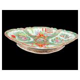 ROSE MEDALLION FOOTED PLATTER