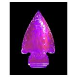 WILKERSON BRIGHT SELENIUM GLASS ARROWHEAD