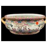 CHINESE ROSE MEDALLION PORCELAIN FOOTBATH