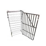 FRENCH METAL RIGIDEX HANGING WINE RACK