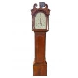 18TH CENTURY E. PLATT BRASTED MAHOGANY TALL CASE