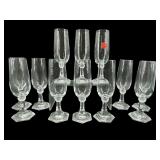 SET OF 12 ROSENTHAL CLASSICS ROSE FLUTED