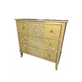BUTLER FURNITURE PAINT DECORATED 3 DRAWER CHEST