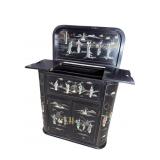 ORIENTAL ALL APPLIED FIGURE LIFT TOP BAR