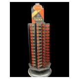 ANTIQUE CROSS TACKS ROTATING METAL STORE DISPLAY