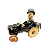 VINTAGE MARX CHARLIE McCARTHY TIN LITHO BENZINE