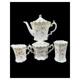 4 PC ANTIQUE GERMANY TEASET