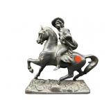 DARK PATINA WHITE METAL CLOCK TOPPER