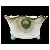 ANTIQUE R S PRUSSIA HAND PAINTED CACHE BOWL