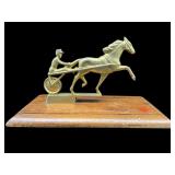 1950S TROTTER JOCKEY SULKIE PACER HORSE HOOD