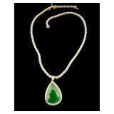 PLATINUM MAJESTIC EMERALD AND DIAMOND QUALITY