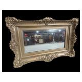 GOLD DECORATED ANTIQUE ORNATE MIRROR