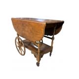 WALNUT TEA CART BY IMPERIAL FURNITURE CO