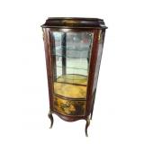 VERNIS MARTIN DECORATED ANTIQUE VITRINE