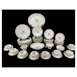 53 PCS OF THEODORE HAVILAND LIMOGES ROSEMARY CHINA